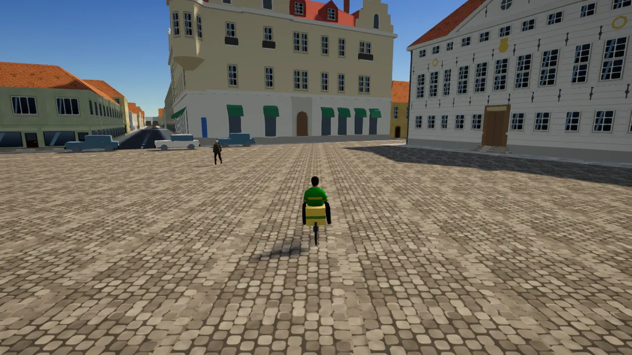 Budet på Stortorget framför Rådhuset